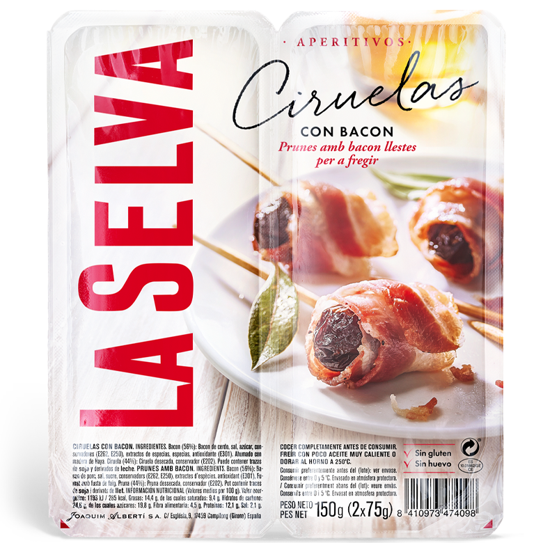 Ciruelas con bacon