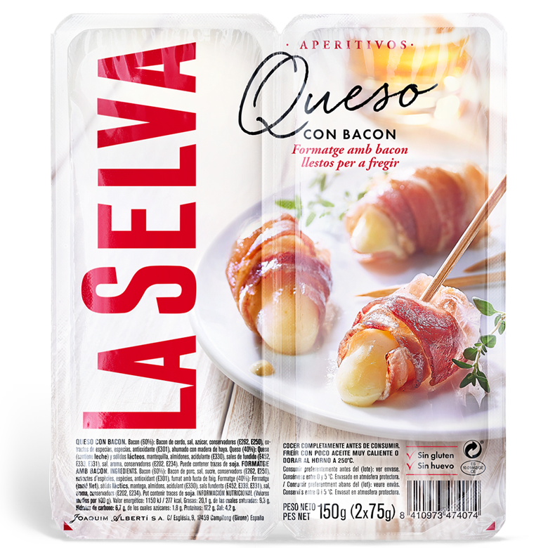 Queso con bacon